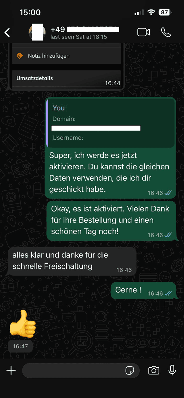 Customer review